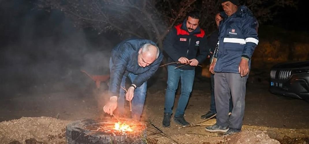 İlimizde Zirai Dona Karşı Sahada Etkin Mücadele Devam Ediyor